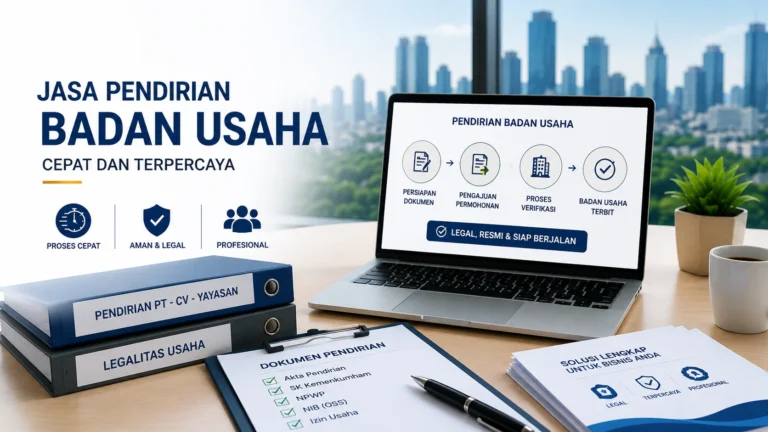 Jasa Pendirian Badan Usaha Cepat dan Terpercaya