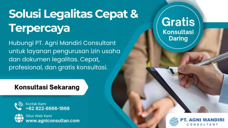 PT. Agni Mandiri Consultant - Mitra Legalitas Anda Jasa Pengurusan Legalitas Perusahaan